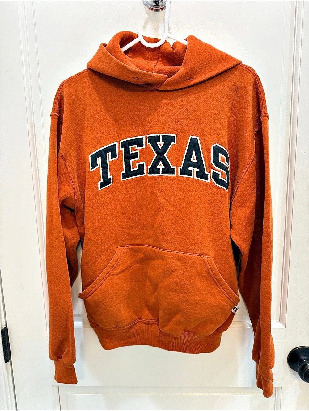 Russell Athletic Texas Graphic Hoodie in Orange